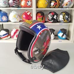 Top Gun Halo Hgu-55 Flight Helmet Movie Prop Pilot Aviator Usn Navy + Hl Bag