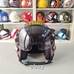 Top Gun Halo Hgu-55 Flight Helmet Movie Prop Pilot Aviator Usn Navy + Hl Bag