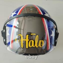 Top Gun Halo Hgu-55 Flight Helmet Movie Prop Pilot Aviator Usn Navy + Hl Bag