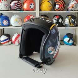 Top Gun Hangman Hgu-55 Flight Helmet Movie Prop Pilot Aviator Usn Navy + Hl Bag