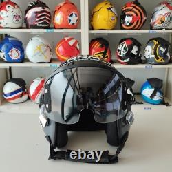 Top Gun Hangman Hgu-55 Flight Helmet Movie Prop Pilot Aviator Usn Navy + Hl Bag