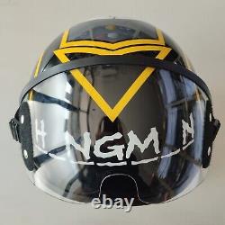 Top Gun Hangman Hgu-55 Flight Helmet Movie Prop Pilot Aviator Usn Navy + Hl Bag