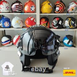 Top Gun Hangman Hgu-55 Flight Helmet Movie Prop Pilot Aviator Usn Navy+ T-shirt