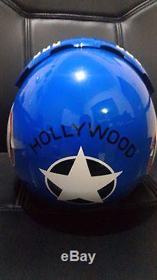 Top Gun Hollywood Flight Helmet Movie Prop Pilot Naval Aviator Usn Navy