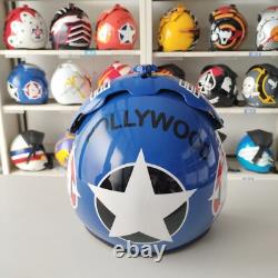 Top Gun Hollywood Hgu-33 Flight Helmet Movie Prop Pilot Aviator Usn Navy + Shirt