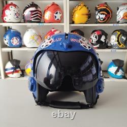Top Gun Hollywood Hgu-33 Flight Helmet Movie Prop Pilot Aviator Usn Navy + Shirt
