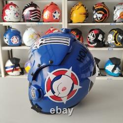 Top Gun Hollywood Hgu-33 Flight Helmet Movie Prop Pilot Aviator Usn Navy +hl Bag