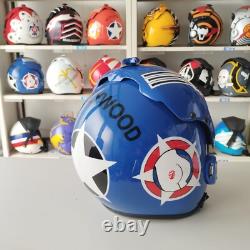 Top Gun Hollywood Hgu-33 Flight Helmet Movie Prop Pilot Aviator Usn Navy +hl Bag