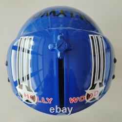 Top Gun Hollywood Hgu-33 Flight Helmet Movie Prop Pilot Aviator Usn Navy+pin