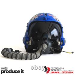 Top Gun Hollywood Hgu-33 Flight Helmet Movie Prop Pilot Usn+ Mbu-12/p Mask Rplca