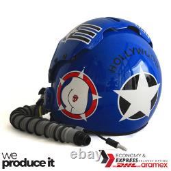 Top Gun Hollywood Hgu-33 Flight Helmet Movie Prop Pilot Usn+ Mbu-12/p Mask Rplca