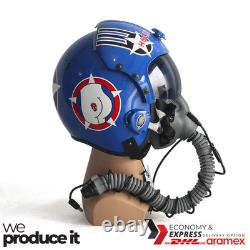 Top Gun Hollywood Hgu-33 Flight Helmet Movie Prop Pilot Usn+ Mbu-12/p Mask Rplca