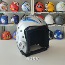 Top Gun Iceman Flight Hgu-33 Helmet Movie Prop Pilot Aviator Usn Navy + Bag