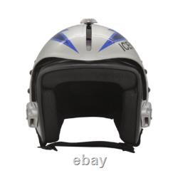 Top Gun Iceman Flight Hgu-33 Helmet Movie Prop Pilot Aviator Usn Navy + Bag