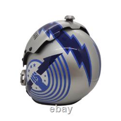 Top Gun Iceman Flight Hgu-33 Helmet Movie Prop Pilot Aviator Usn Navy + Bag