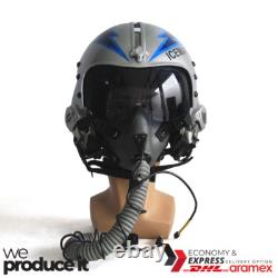 Top Gun Iceman Hgu-33 Flight Helmet Movie Prop Pilot Usn+ Mbu-12/p Mask Replica