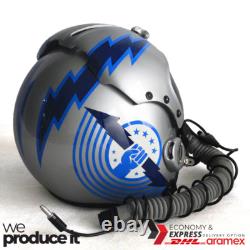 Top Gun Iceman Hgu-33 Flight Helmet Movie Prop Pilot Usn+ Mbu-12/p Mask Replica