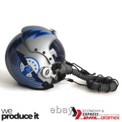 Top Gun Iceman Hgu-33 Flight Helmet Movie Prop Pilot Usn+ Mbu-12/p Mask Replica