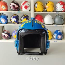 Top Gun Jester HGU-33 Flight Helmet Movie Prop Pilot Aviator USN Navy+Helmet Bag