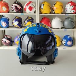 Top Gun Jester HGU-33 Flight Helmet Movie Prop Pilot Aviator USN Navy+Helmet Bag
