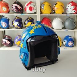 Top Gun Jester HGU-33 Flight Helmet Movie Prop Pilot Naval Aviator USN Navy+Pin Top Gun Jester HGU-33 Flight Helmet Movie Prop Pilot Naval Aviator USN Navy+Pin