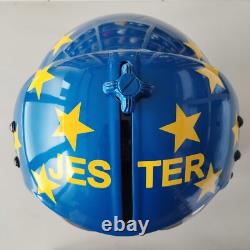 Top Gun Jester HGU-33 Flight Helmet Movie Prop Pilot Naval Aviator USN Navy+Pin