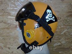 Top Gun Jolly Rogers Vp-84 Flight Helmet Movie Prop Pilot Naval Aviator Usn Navy