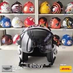 Top Gun Maverick 2020 Bob Hgu-33 Flight Helmet Movie Prop Usn Pilot Aviator+pin