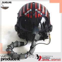 Top Gun Maverick HGU-33 Flight Helmet Movie Prop Pilot Aviator USN+ MBU Mask Rep