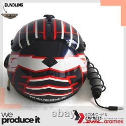Top Gun Maverick HGU-33 Flight Helmet Movie Prop Pilot Aviator USN+ MBU Mask Rep