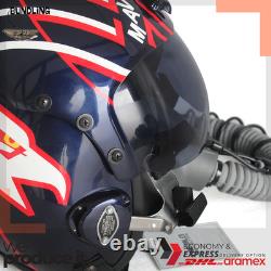 Top Gun Maverick HGU-33 Flight Helmet Movie Prop Pilot Aviator USN+ MBU Mask Rep