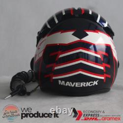 Top Gun Maverick Hgu-33 Flight Helmet + Mbu-12/p Mask Movie Prop Pilot Aviat Usn