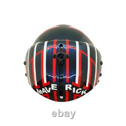 Top Gun Maverick Hgu-33 Flight Helmet Movie Prop Pilot Aviator Usn Navy + Hl Bag