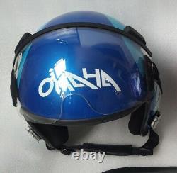 Top Gun Maverick Hgu-55 Blue Omahafighter Pilot Helmet(free 3 Badges Random)