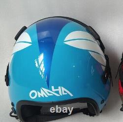 Top Gun Maverick Hgu-55 Blue Omahafighter Pilot Helmet(free 3 Badges Random)