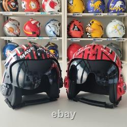 Top Gun Maverick+goose Hgu-33 Flight Helmet Movie Prop Pilot Aviator Usn+pin