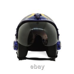 Top Gun Merlin Hgu-33 Flight Helmet Movie Prop Pilot Naval Aviator Usn + Hlm Bag
