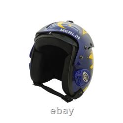 Top Gun Merlin Hgu-33 Flight Helmet Movie Prop Pilot Naval Aviator Usn + Hlm Bag