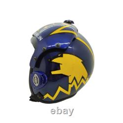 Top Gun Merlin Hgu-33 Flight Helmet Movie Prop Pilot Naval Aviator Usn + Hlm Bag