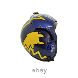 Top Gun Merlin Hgu-33 Flight Helmet Movie Prop Pilot Naval Aviator Usn + Hlm Bag