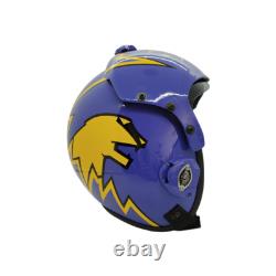 Top Gun Merlin Hgu-33 Flight Helmet Movie Prop Pilot Naval Aviator Usn V2 + Bag