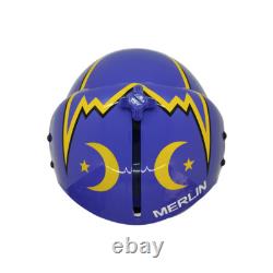 Top Gun Merlin Hgu-33 Flight Helmet Movie Prop Pilot Naval Aviator Usn V2 + Bag
