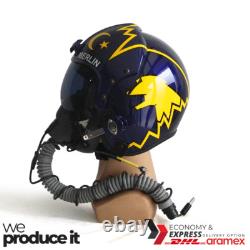 Top Gun Merlin Hgu-33 Flight Helmet Movie Prop Pilot Usn+ Mbu-12/p Mask Replica
