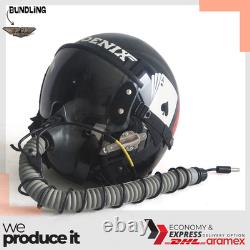 Top Gun Phoenix HGU-55 Flight Helmet Movie Prop Pilot Aviator USN + MBU Mask Rep