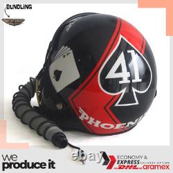 Top Gun Phoenix HGU-55 Flight Helmet Movie Prop Pilot Aviator USN + MBU Mask Rep