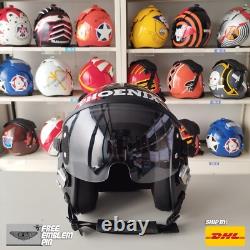 Top Gun Phoenix Hgu-55 Flight Helmet Movie Prop Pilot Naval Aviator Usn + Pin