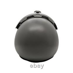 Top Gun Plain Grey Flight Helmet MovieProp Pilot Aviator USN Navy +Helmet Bag