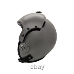 Top Gun Plain Grey Flight Helmet MovieProp Pilot Aviator USN Navy +Helmet Bag