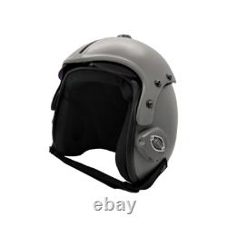 Top Gun Plain Grey Flight Helmet MovieProp Pilot Aviator USN Navy +Helmet Bag