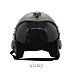 Top Gun Plain Grey Flight Helmet MovieProp Pilot Aviator USN Navy +Helmet Bag